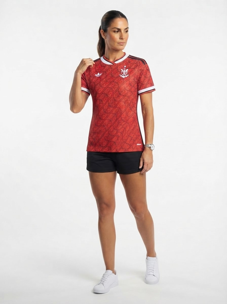 CAMISA FEMININA ADIDAS FLAMENGO 2026/27 III - FAN VERSION