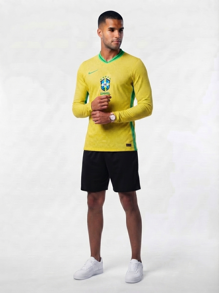 Brazil 2025/26 Authentic Player [Slim Fit] Player Long Sleeve Brasil [Slim Fit]