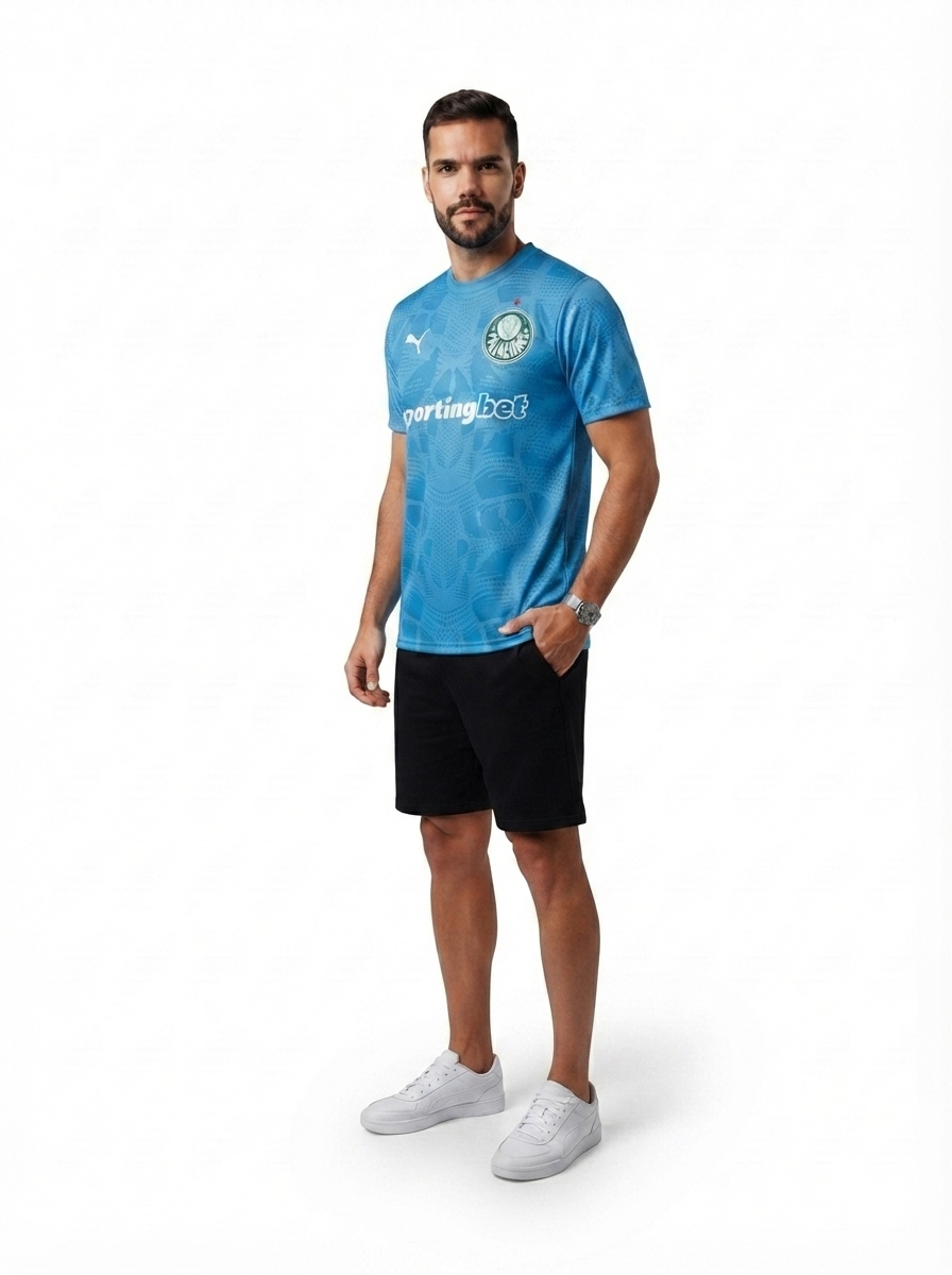 Palmeiras Goalkeeper 2025/26 - Blue Fan Version