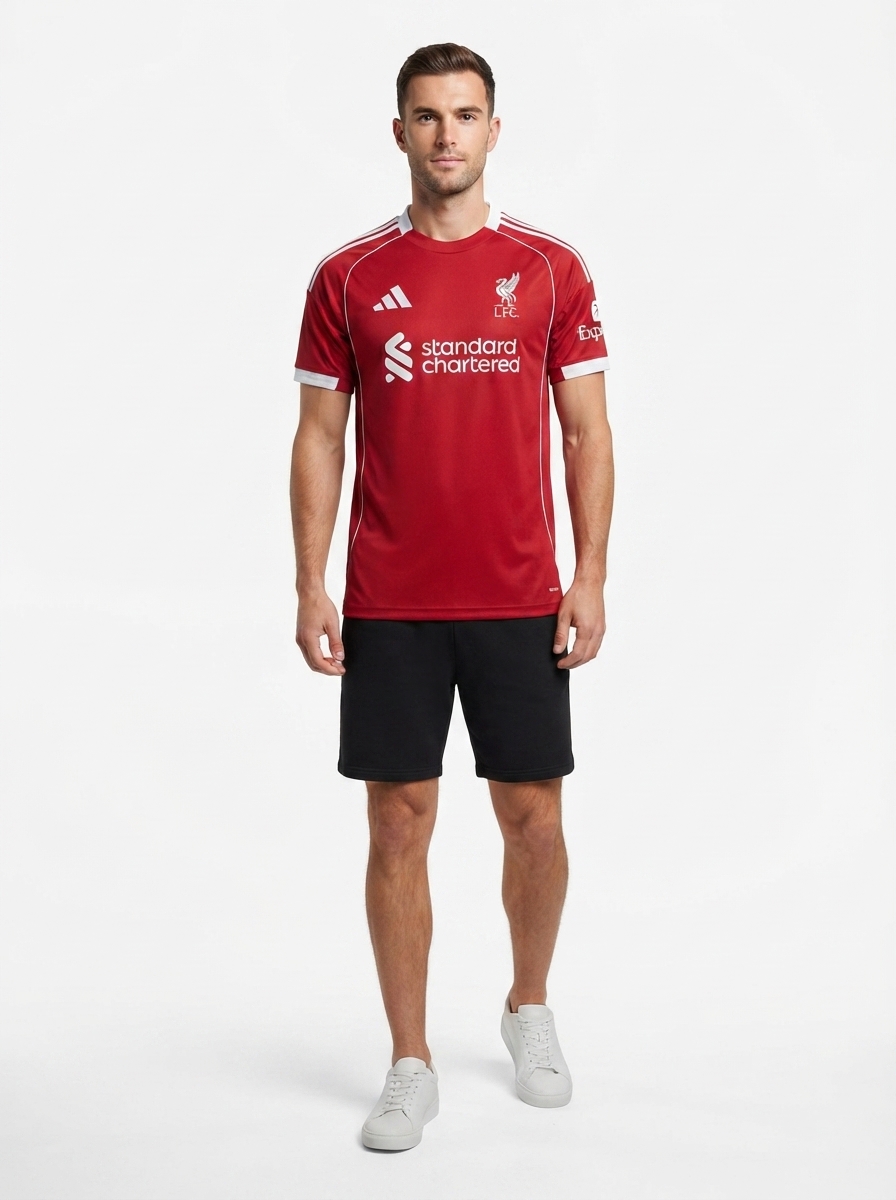 Liverpool Mohamed Salah 11 Home Fan Jersey 2025/26