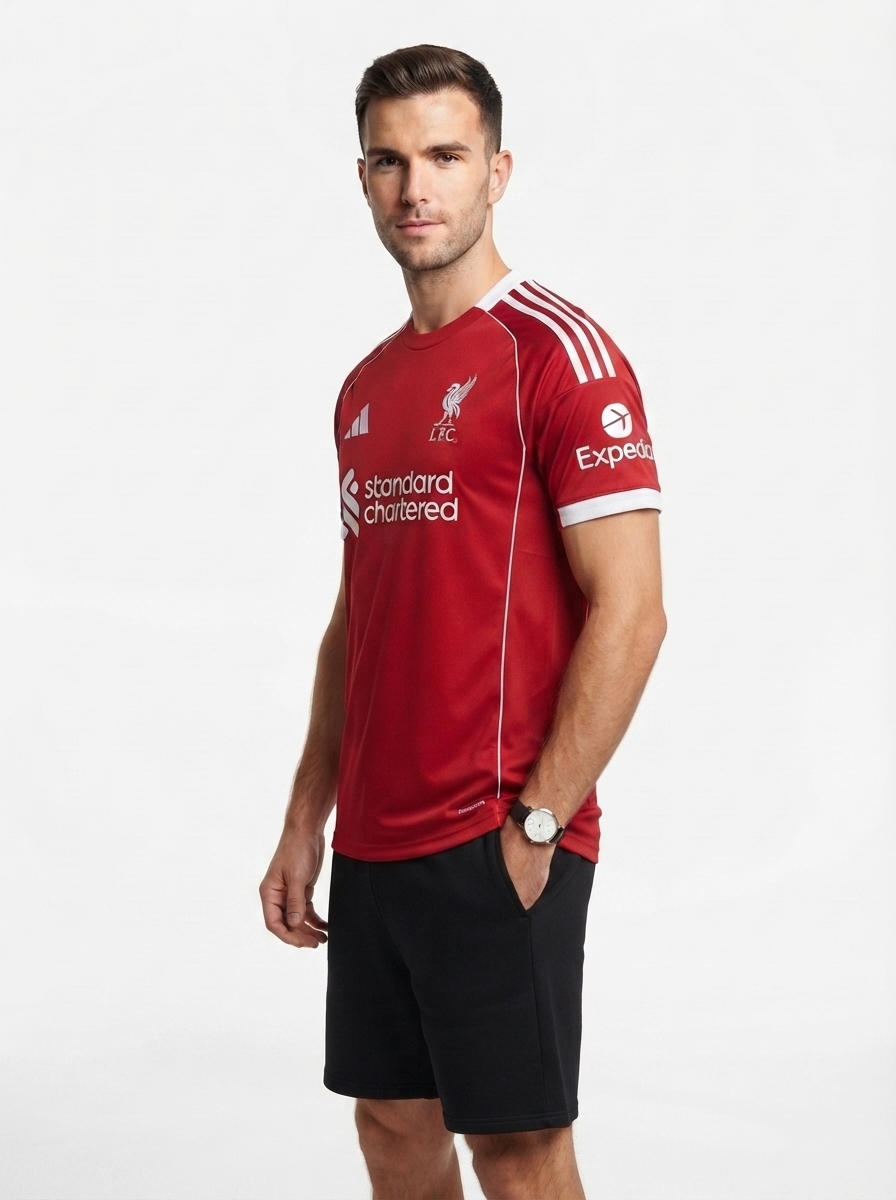 Liverpool Mohamed Salah 11 Home Fan Jersey 2025/26