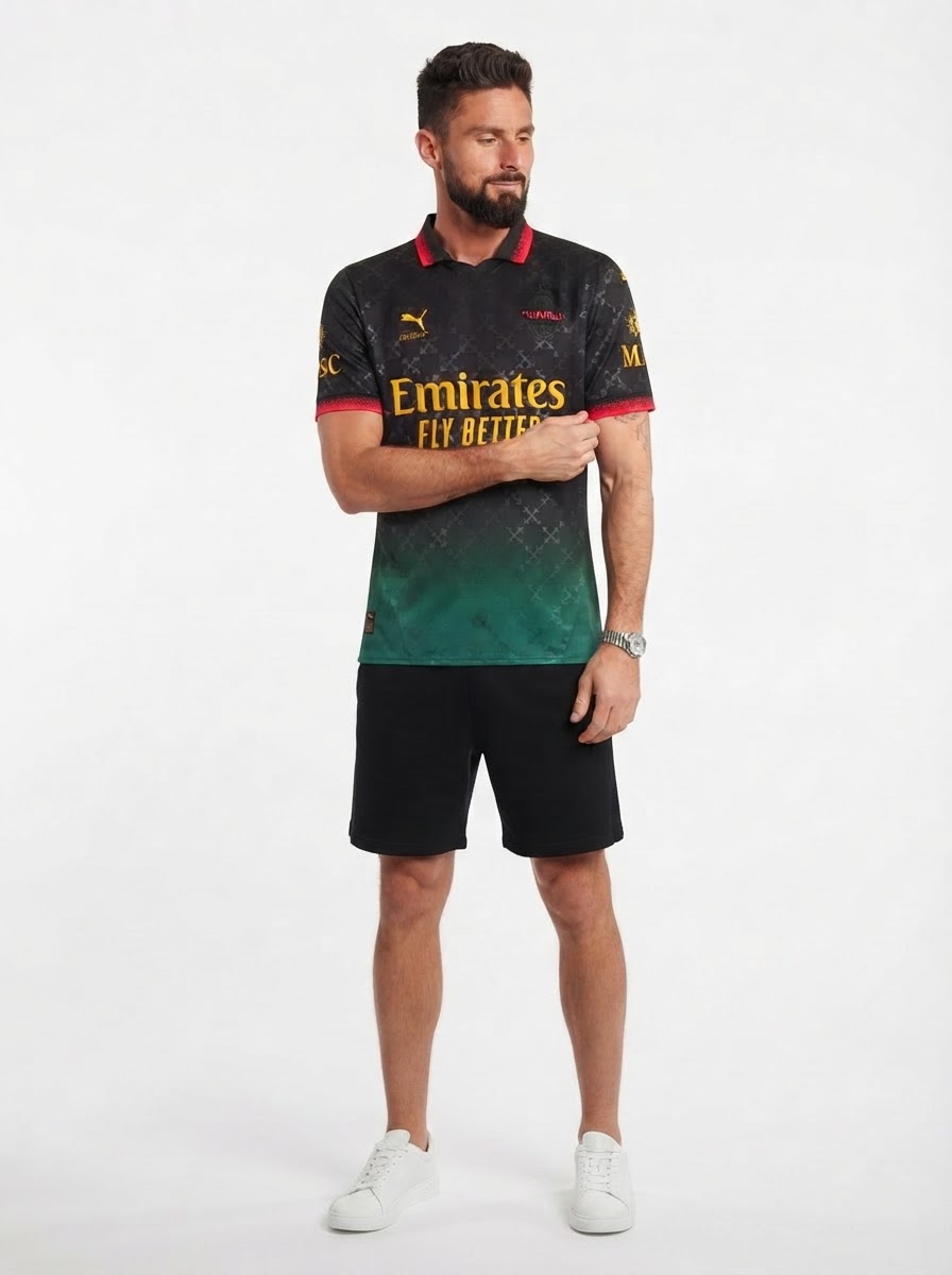 AC Milan 25/26 Commemorative Edition Jersey - Black - Fan Version