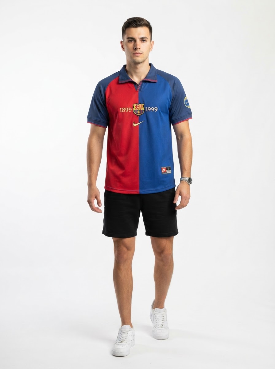 Barcelona 1999 100th Anniversary Edition Jersey - Retro Version
