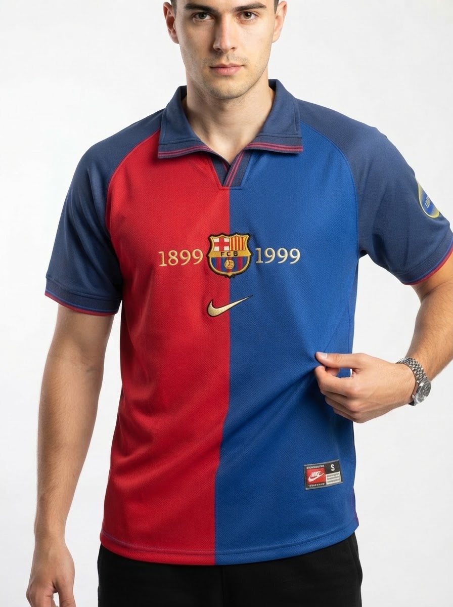 Barcelona 1999 100th Anniversary Edition Jersey - Retro Version