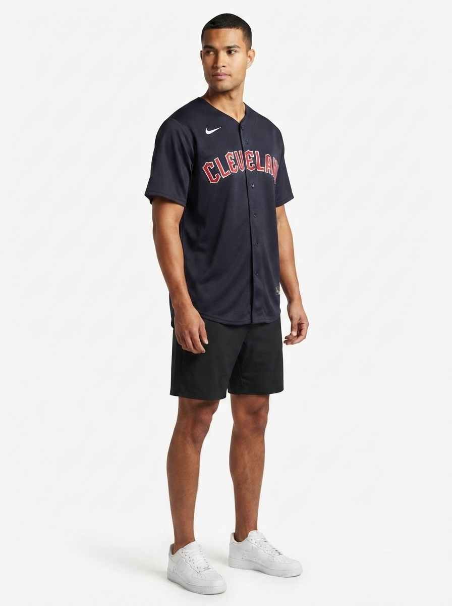 Jersey MLB Cleveland Guardians Navy Alternate Limited Jersey Masculina