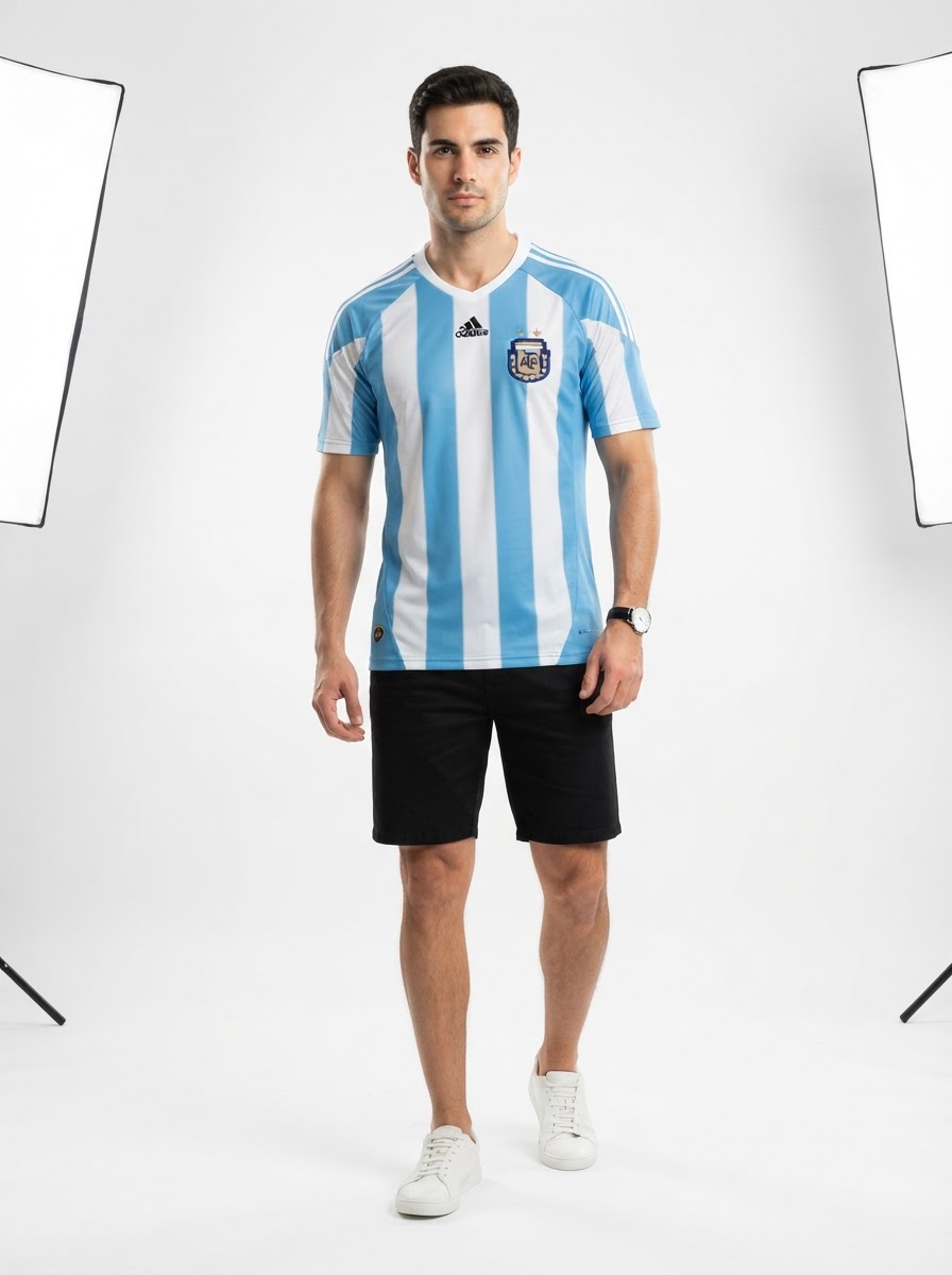 Argentina 2010 I Home Jersey - Retro Version