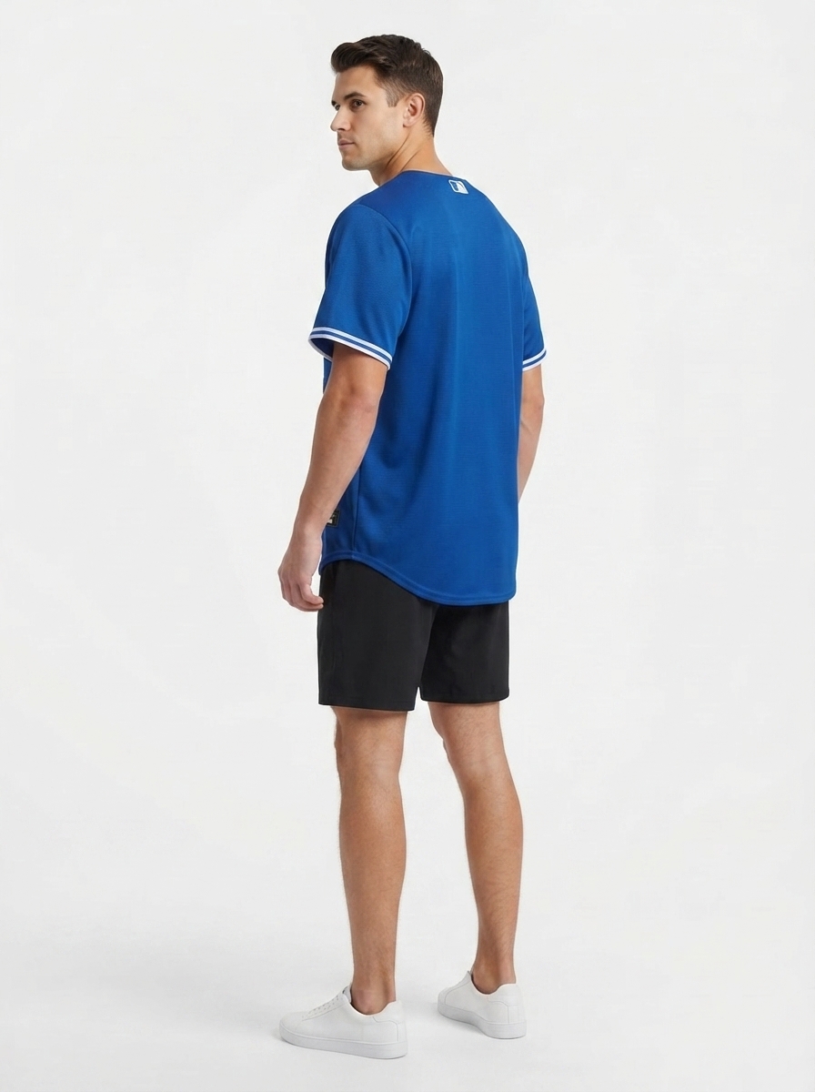 Jersey MLB Toronto Blue Jays II Torcedor Masculina Azul