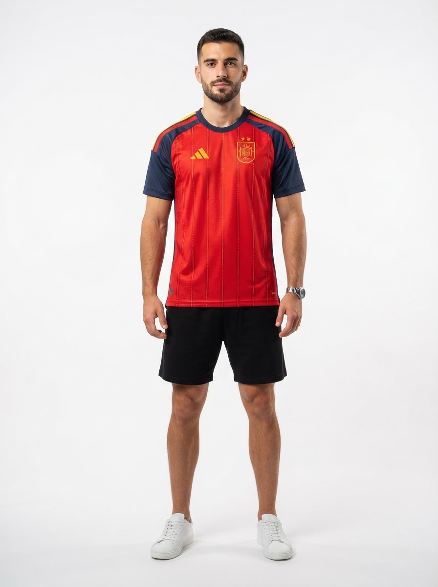 Spain Home 26/27 Jersey World Cup Champion