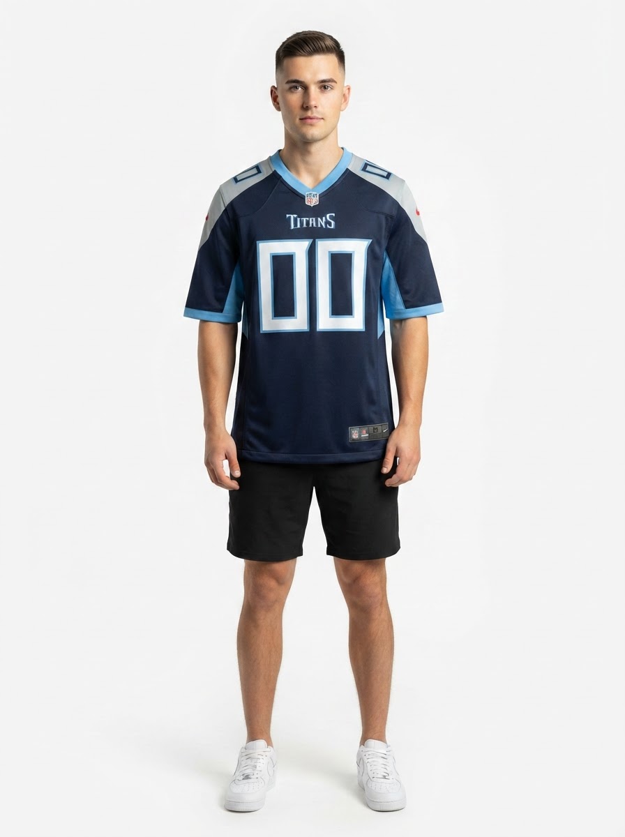 Tennessee Titans - Custom Jersey - Navy