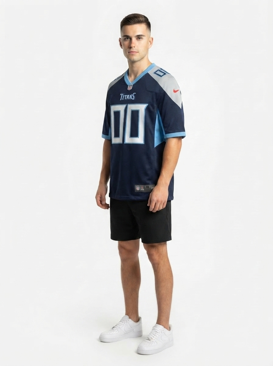Tennessee Titans - Custom Jersey - Navy