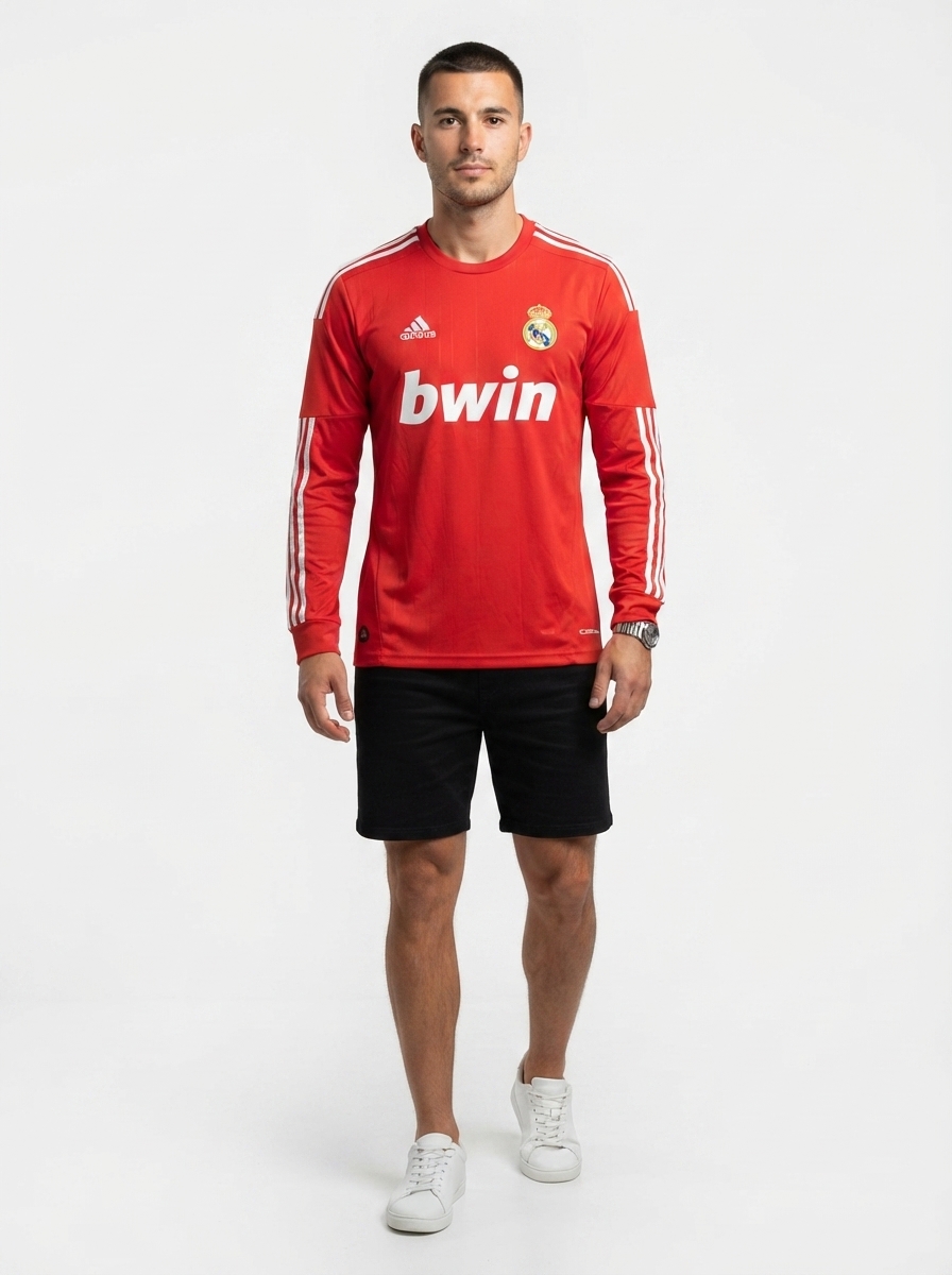Real Madrid 11/12 II Away Jersey - Long Sleeve Retro Version