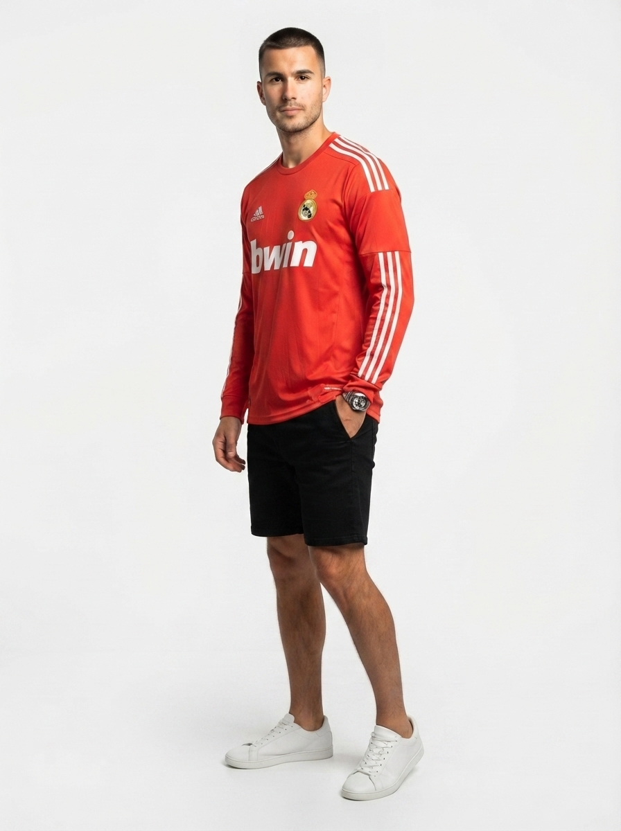 Real Madrid 11/12 II Away Jersey - Long Sleeve Retro Version