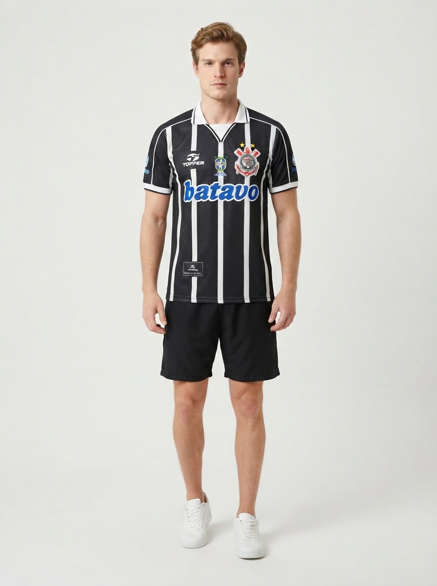 Corinthians 1999 II Away Jersey - Retro Version