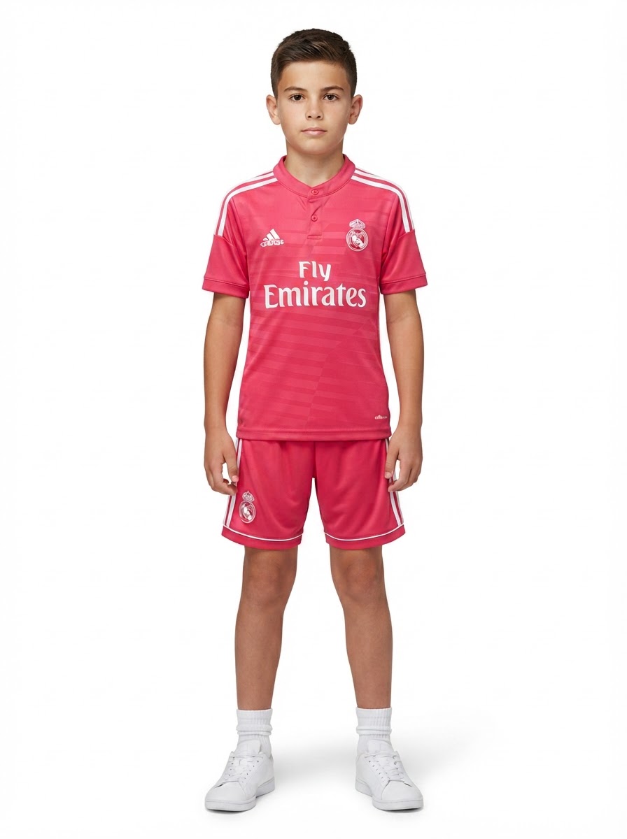 Kit Kids Retro Real Madrid Away Jersey 2014/15