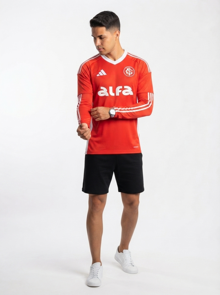 SC Internacional Home 2025 - Long Sleeve SPONSOR