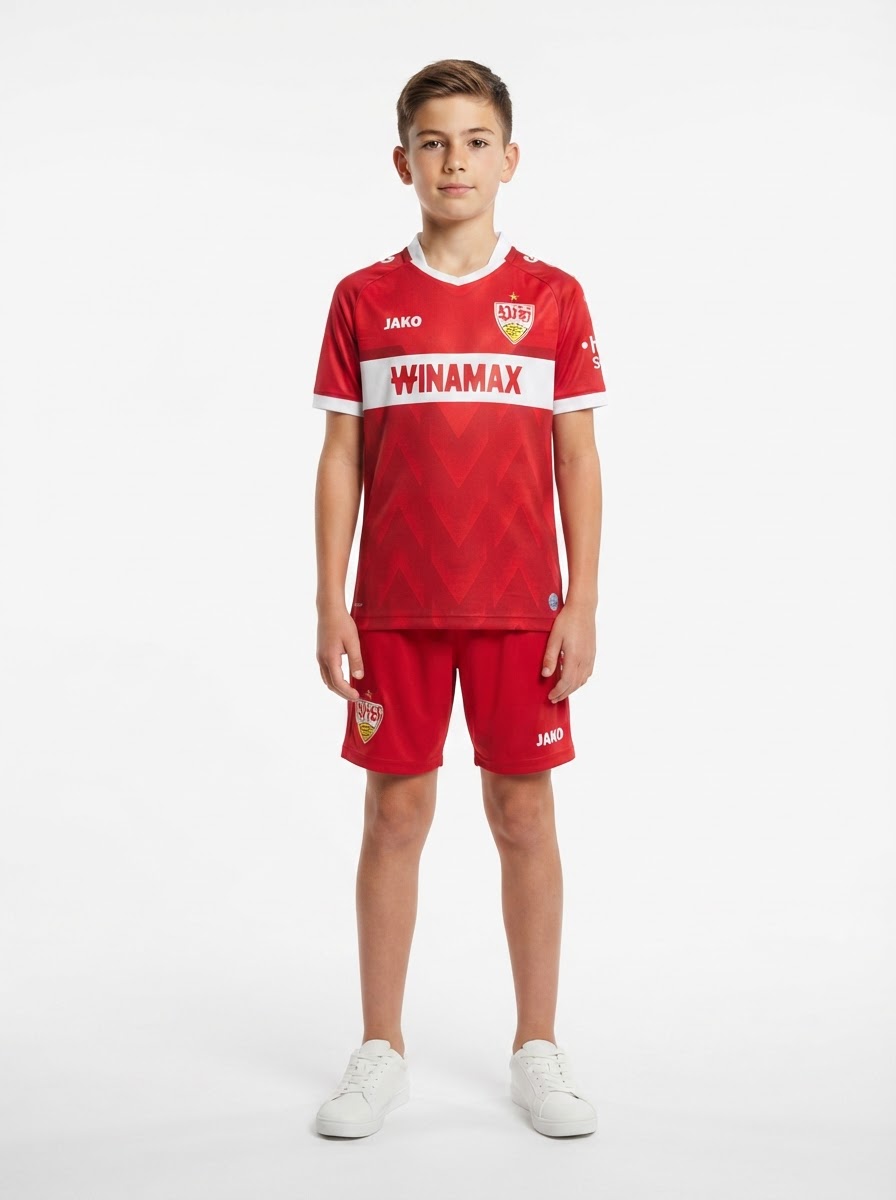Kids Kit VfB Stuttgart Away Fan Jersey 2024/25