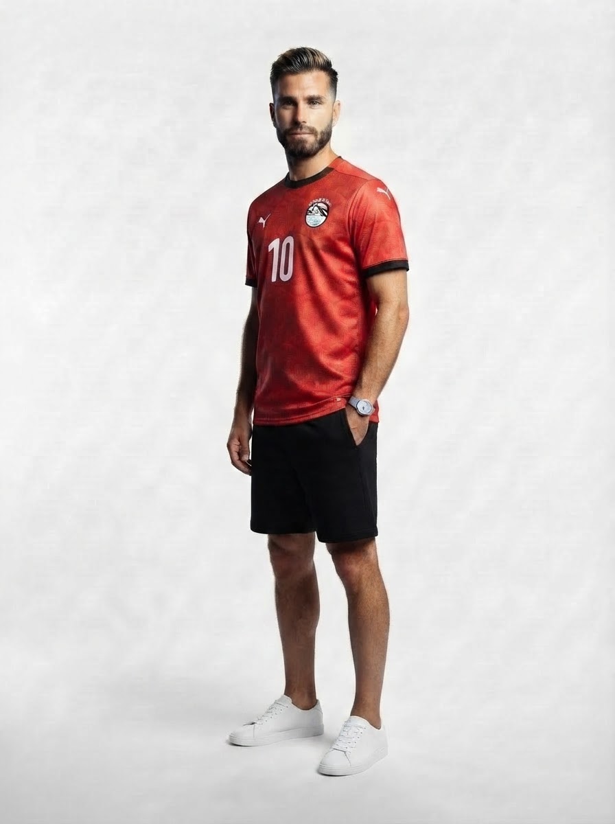 Egypt M.Salah 10 Home Fan Jersey 2025/26