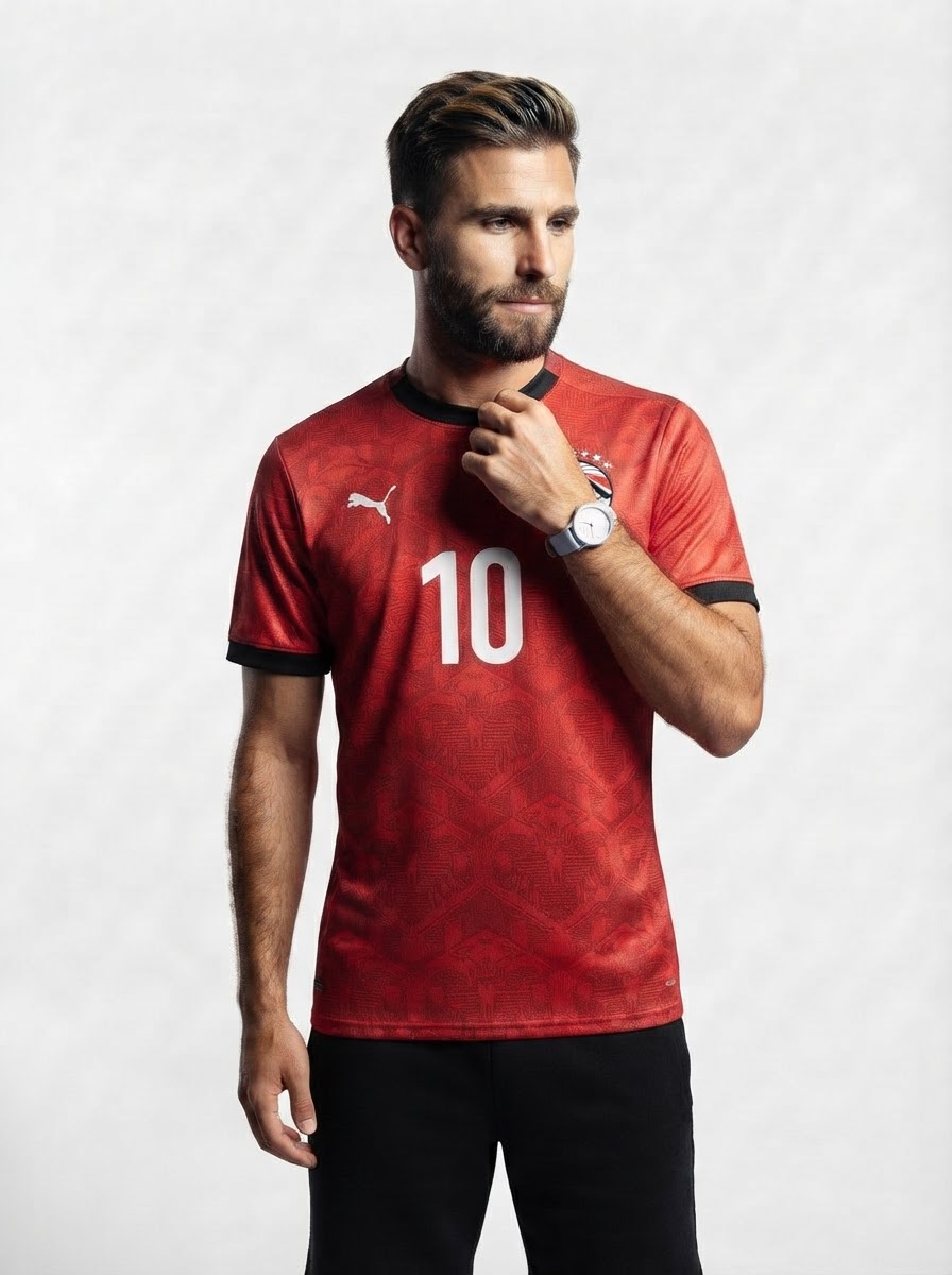 Egypt M.Salah 10 Home Fan Jersey 2025/26