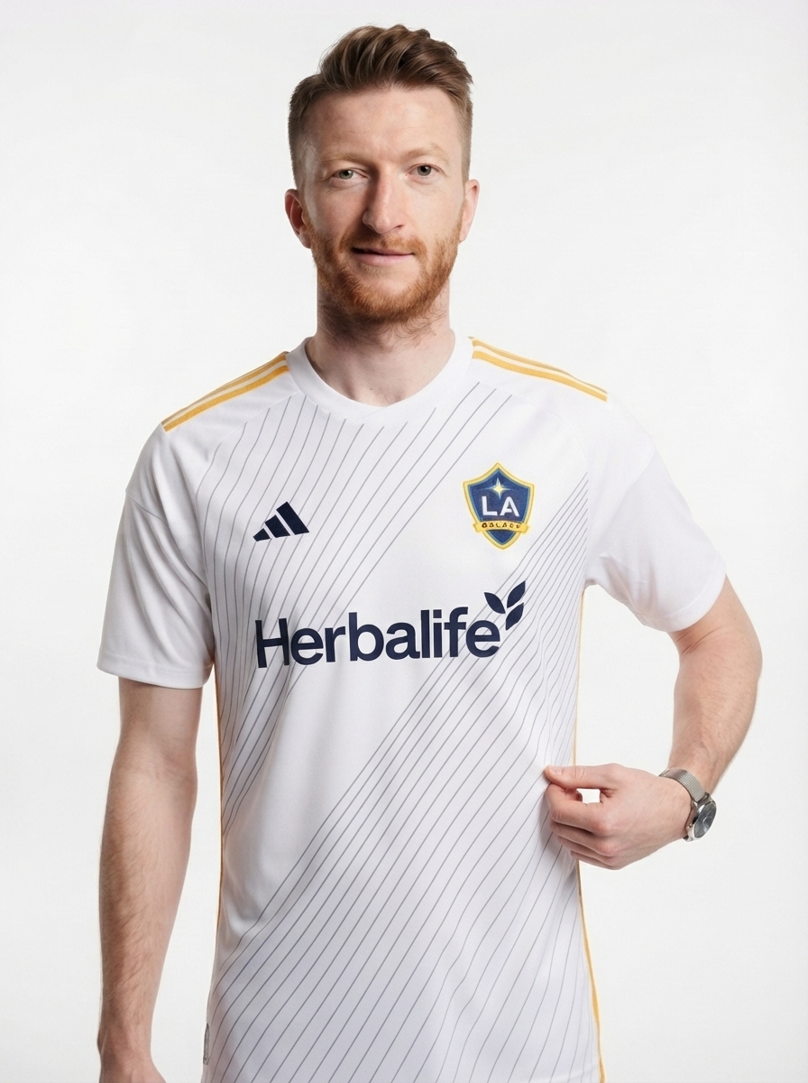 LA Galaxy Marco Reus 18 Home Fan Jersey 2025/26