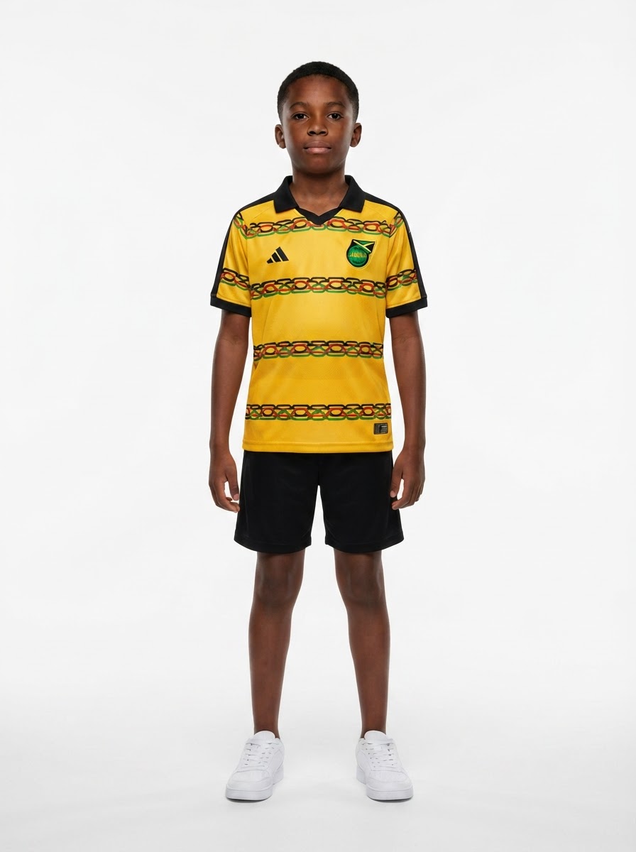 Jamaica 2026 Home Kit Kids Jersey Bob Marley - World Cup