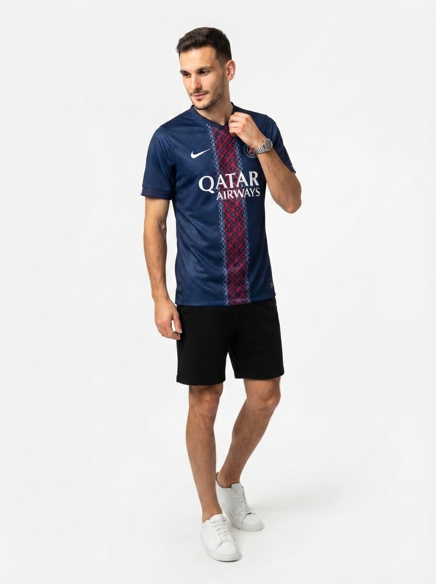 PSG Kvaratskhelia 7 Home Fan Jersey 2025/26