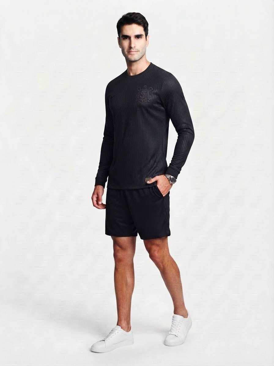 Corinthians 24/25 II Away Jersey - Long Sleeve Player Slim Fit - Slim Fit