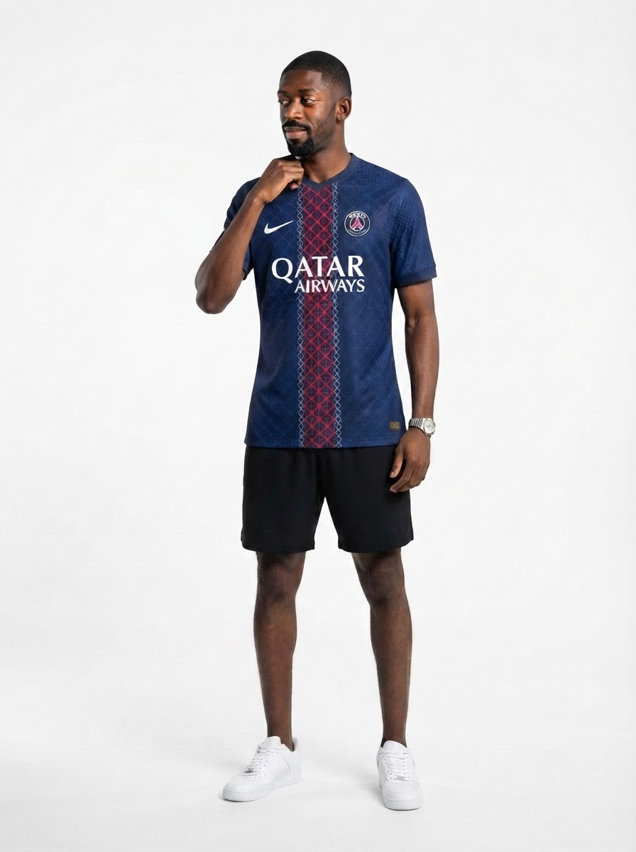 PSG O.Dembélé 10 Home Authentic Player [Slim Fit] Player [Slim Fit] Player [Slim Fit] Player 2025/26 Dri-Fit ADV Match