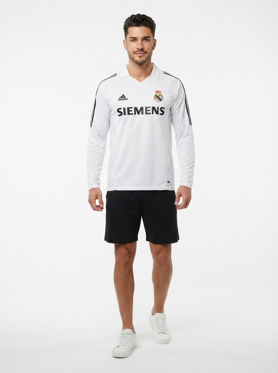 Real Madrid 05/06 I Home Jersey - Long Sleeve Retro Version