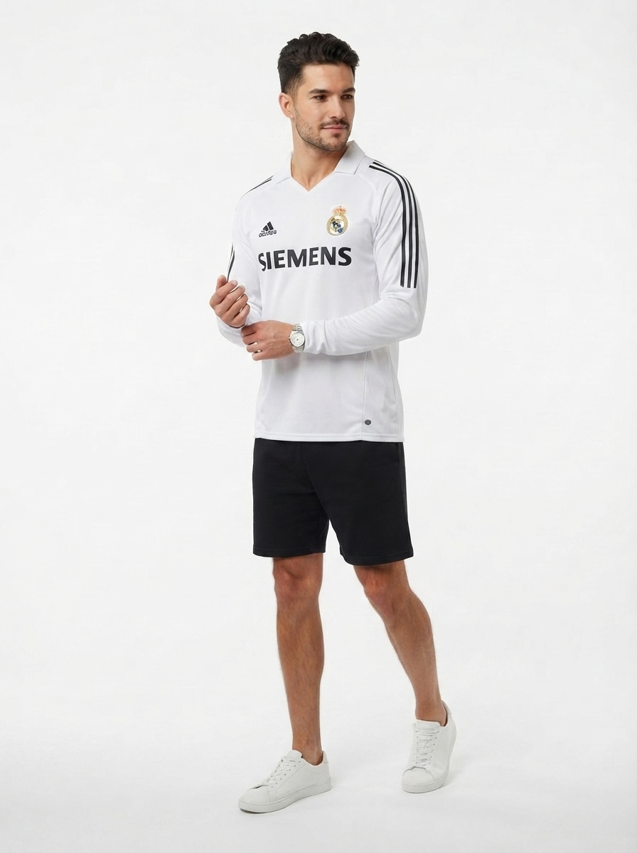 Real Madrid 05/06 I Home Jersey - Long Sleeve Retro Version