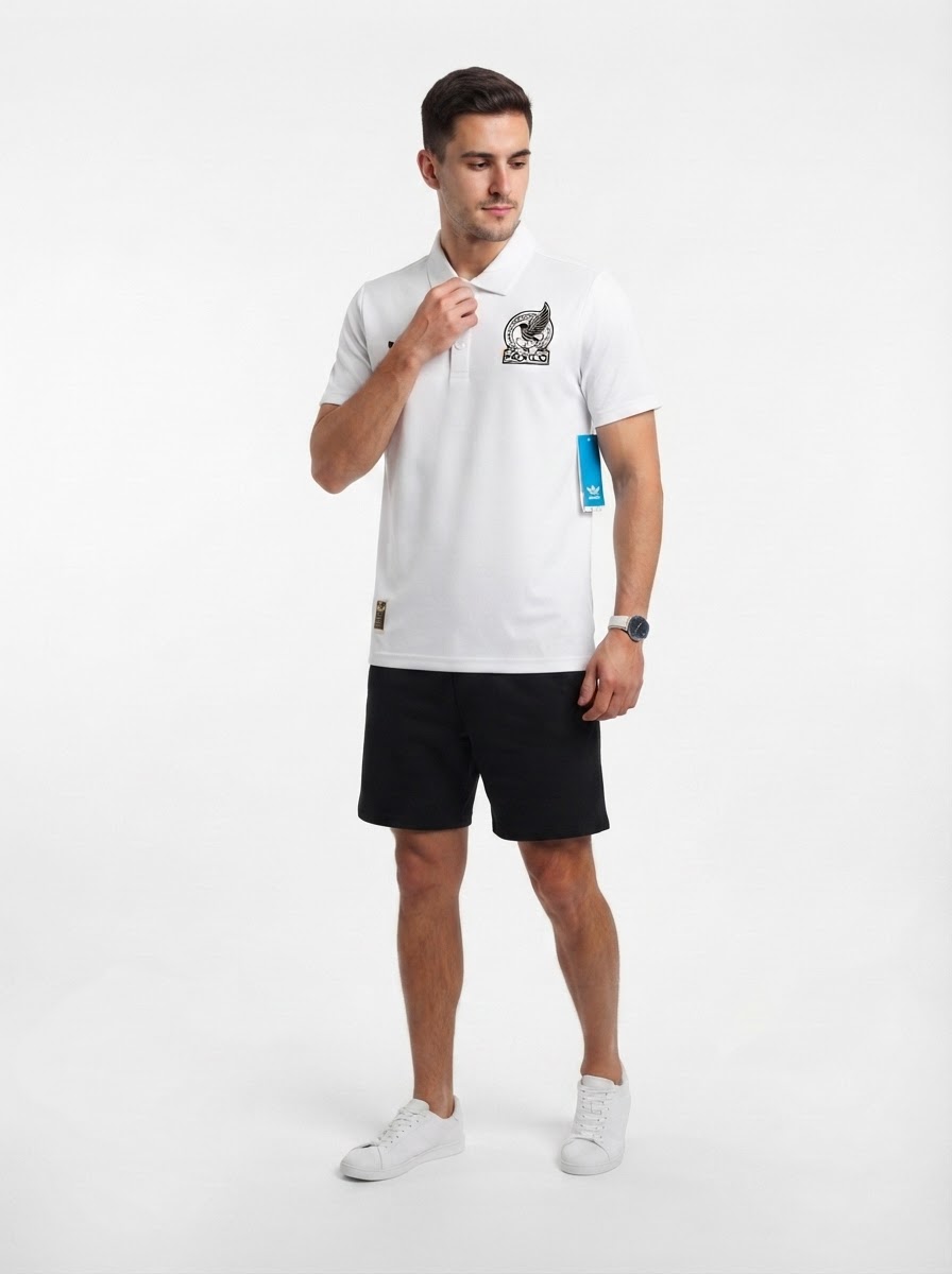 Polo Mexico 2026/27 World Cup 2026 Black White