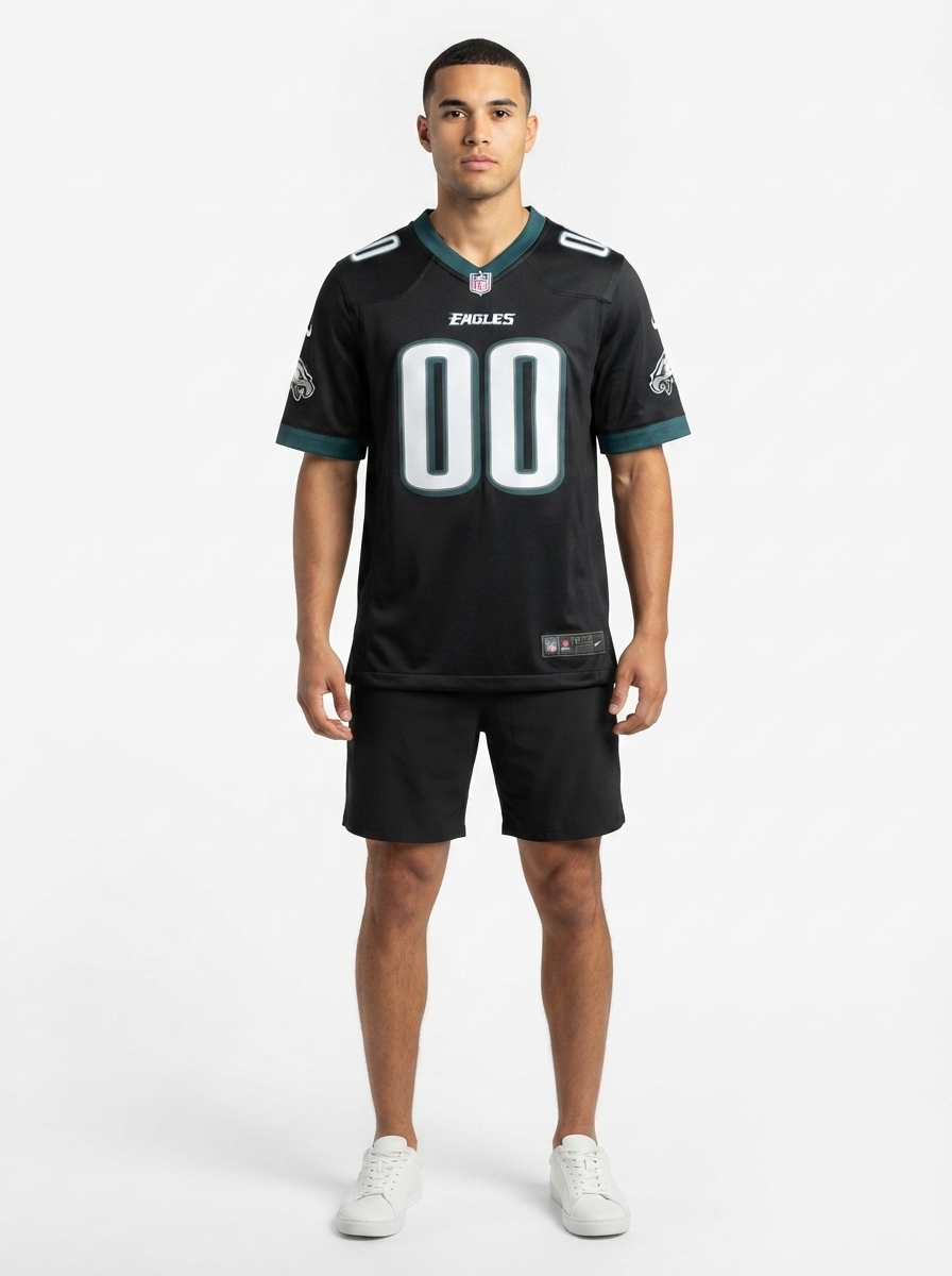 Philadelphia Eagles - Alternate Custom Game Jersey - Black