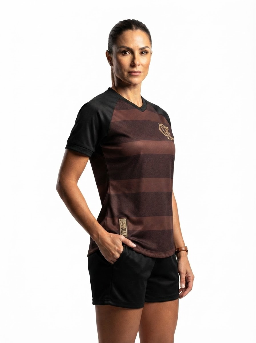 Flamengo woman 2025 diamante negro Home - Fan Version