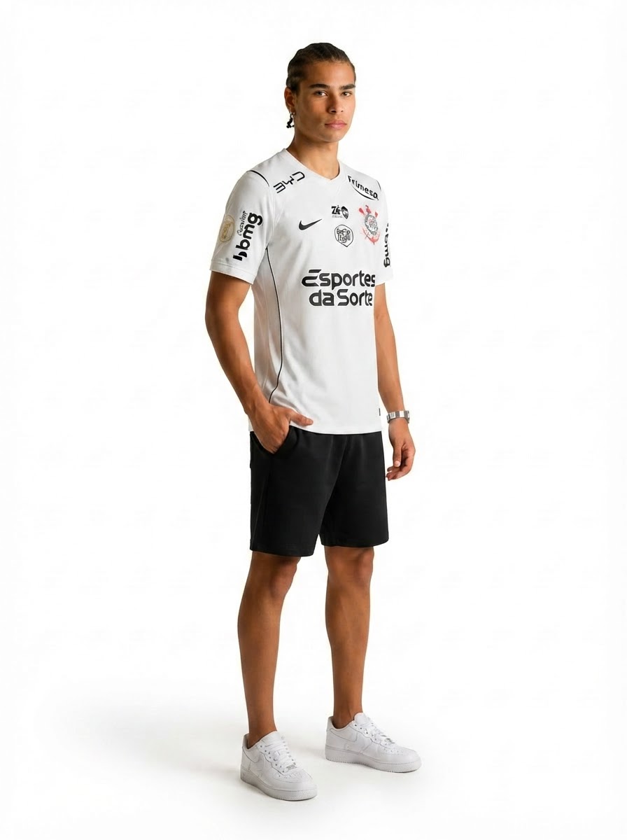 Corinthians 2027 Home Fan Version com Sponsor | Jersey Zone Store