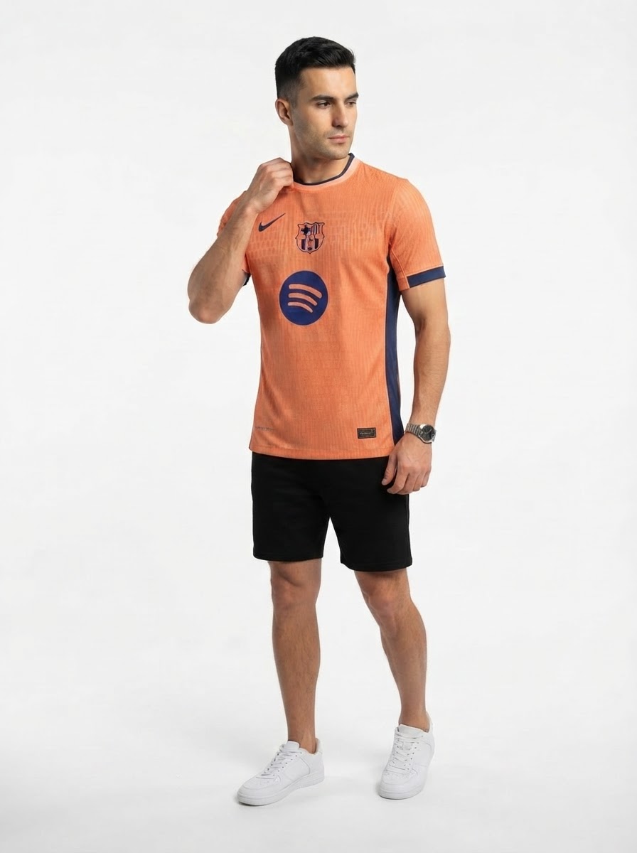 Barcelona 25/26 Special Edition Jersey - Orange - Player Version - Slim Fit