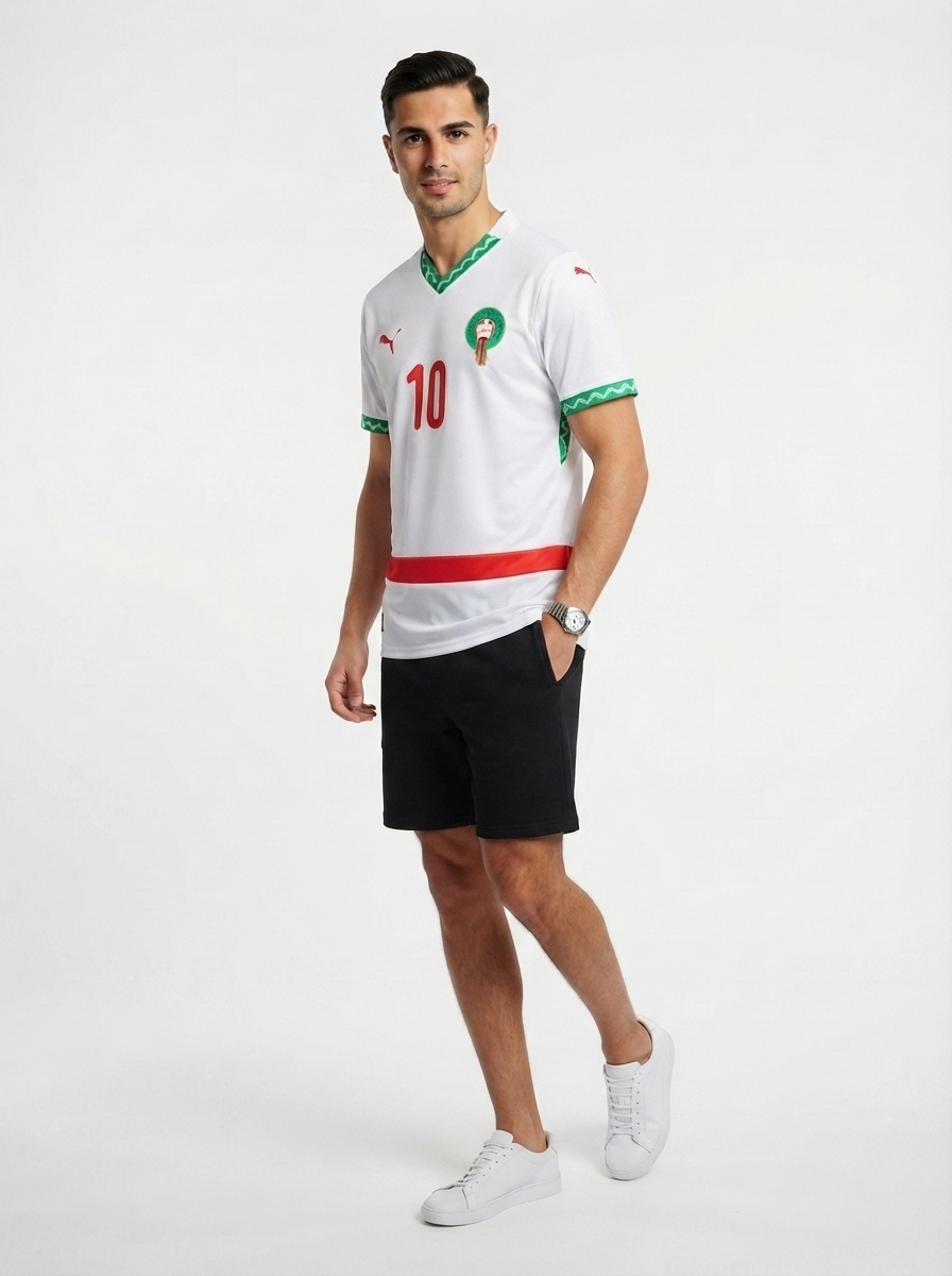Marocco Brahim 10 Away Fan Jersey 2025/26