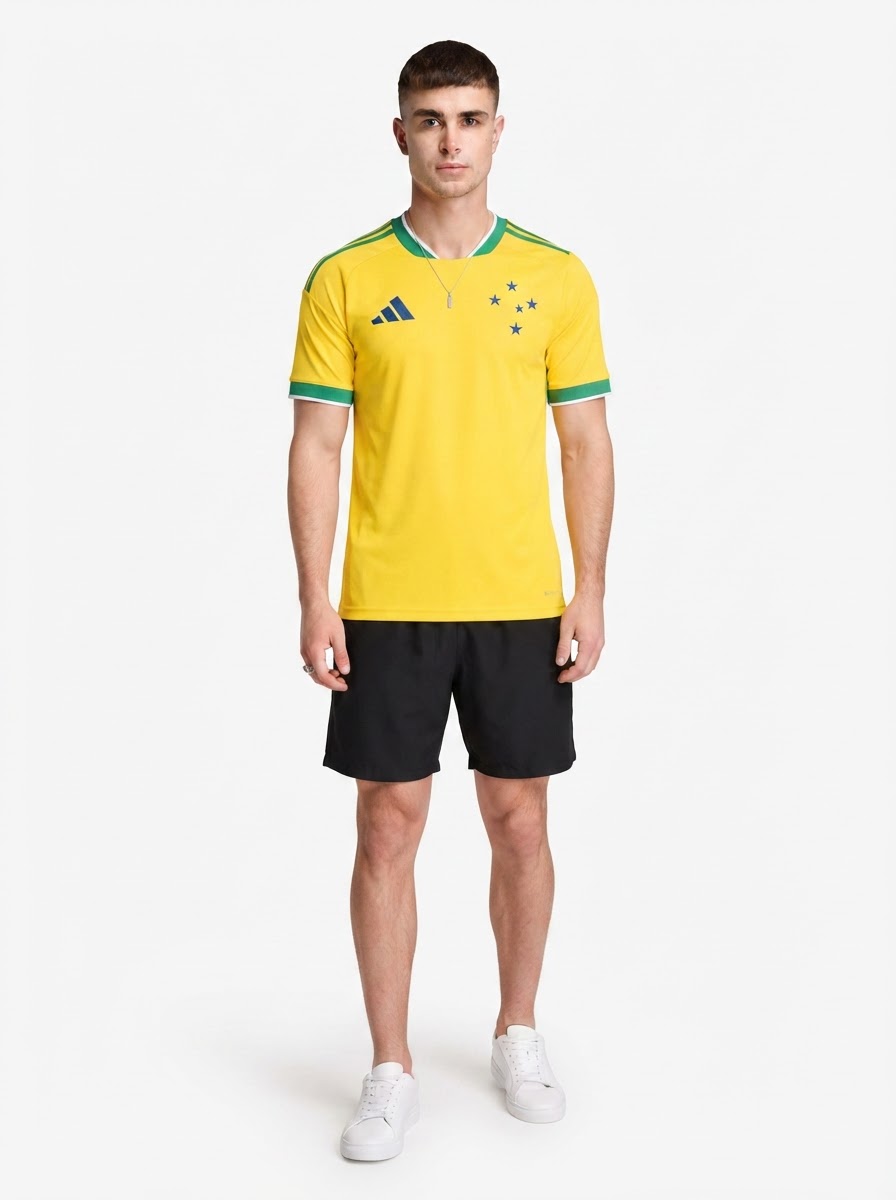 Cruzeiro 26/27 Verde e amarela Copa do Mundo - Fan Version