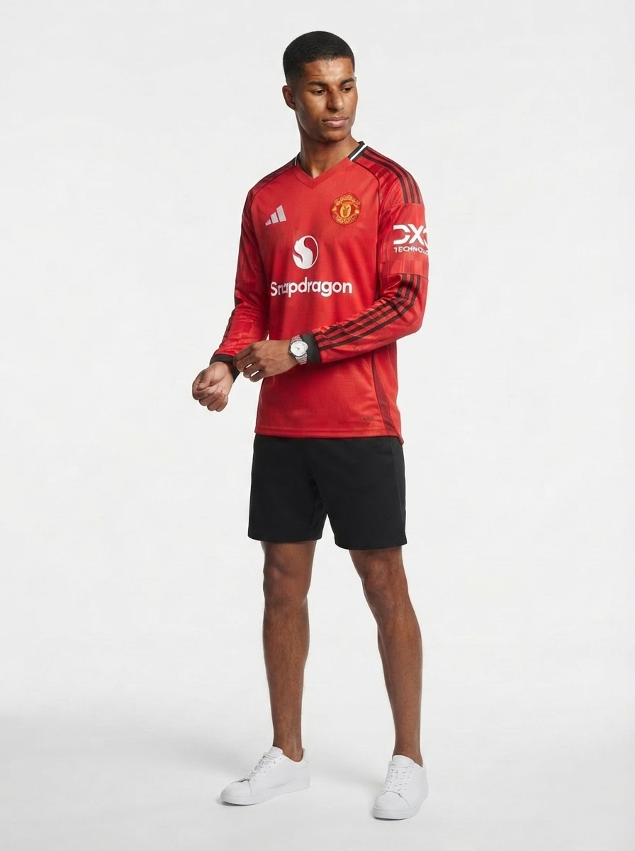 Manchester United Long Sleeve Home Fan Jersey 2025/26