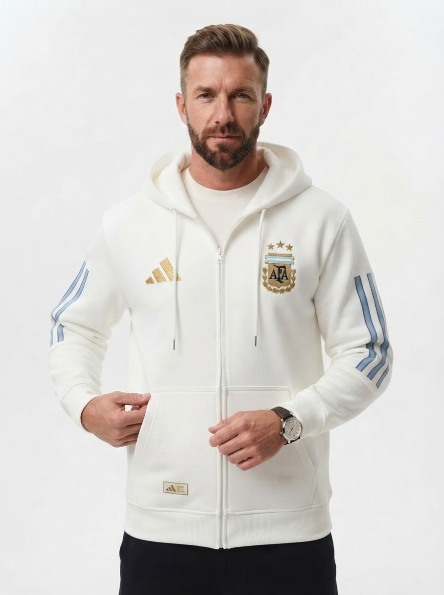 Argentina Sudadera - hoodie - White