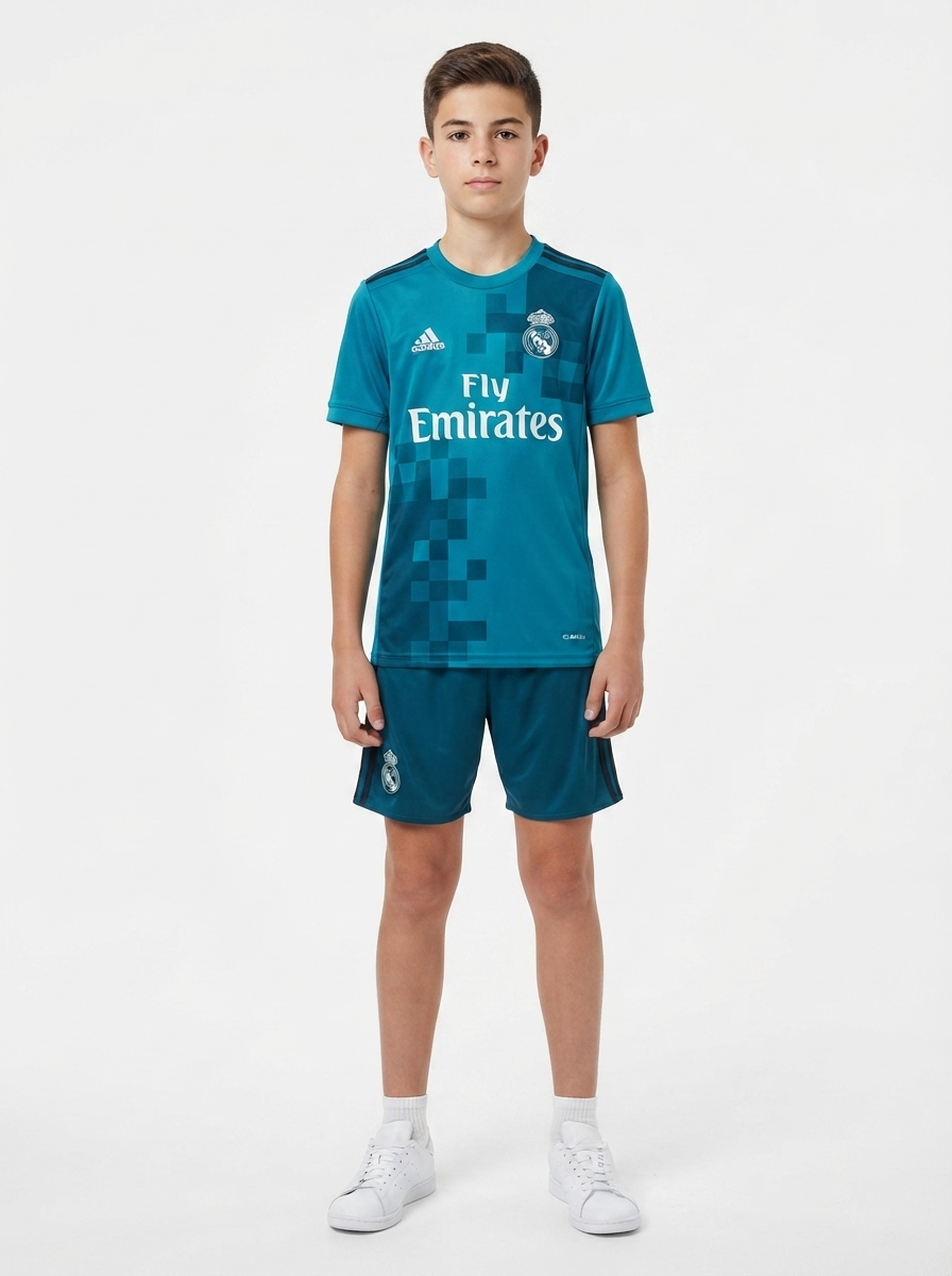Kit Kids Retro Real Madrid Third Jersey 2017/18