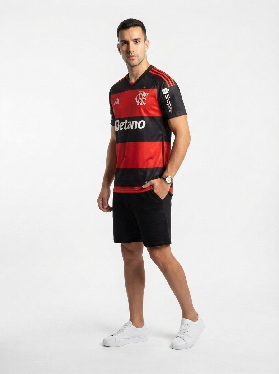 Flamengo 26/27 Home Jersey #PAQUETA - with Sponsors - Fan Version