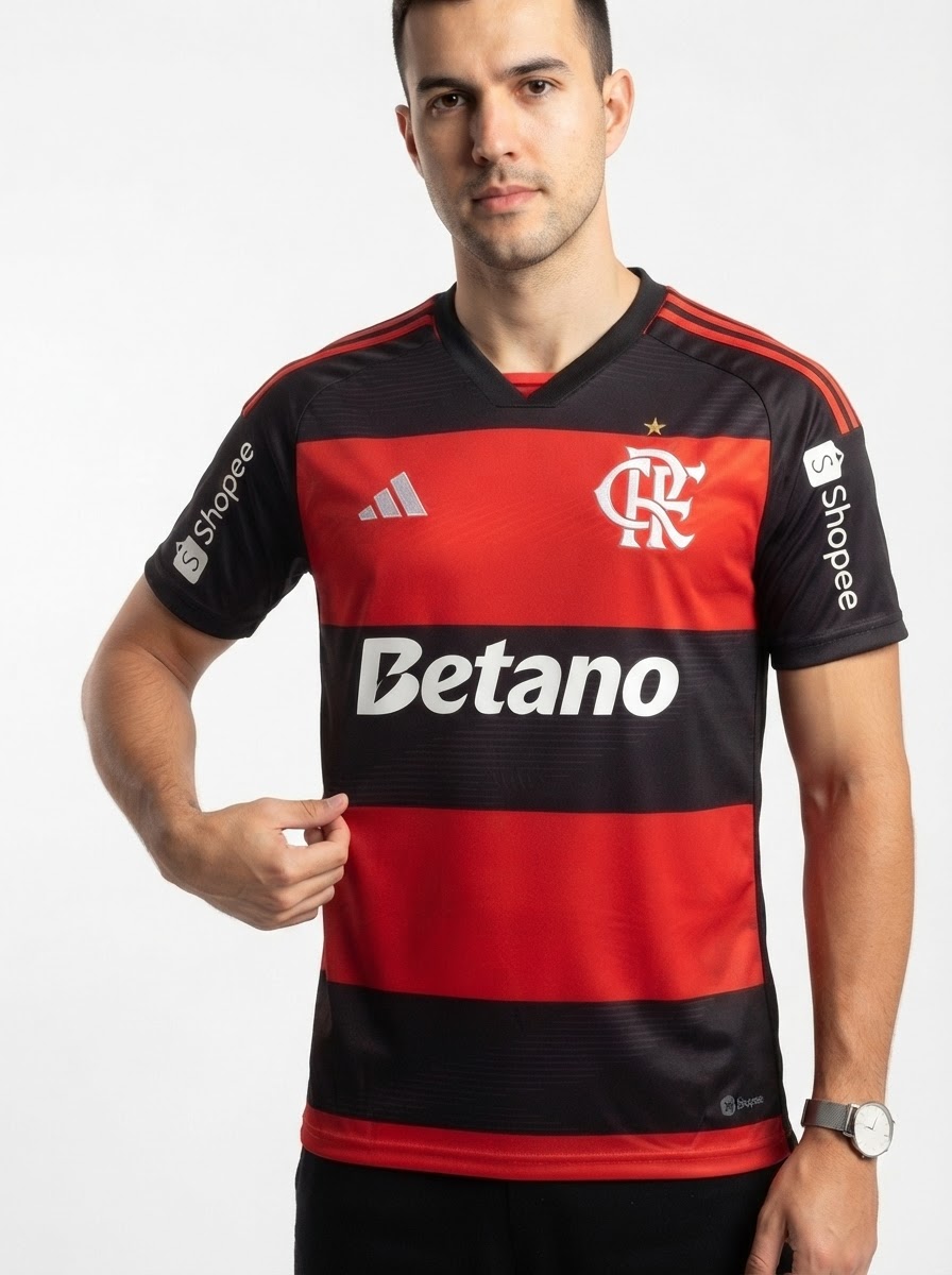 Flamengo 26/27 Home Jersey #PAQUETA - with Sponsors - Fan Version