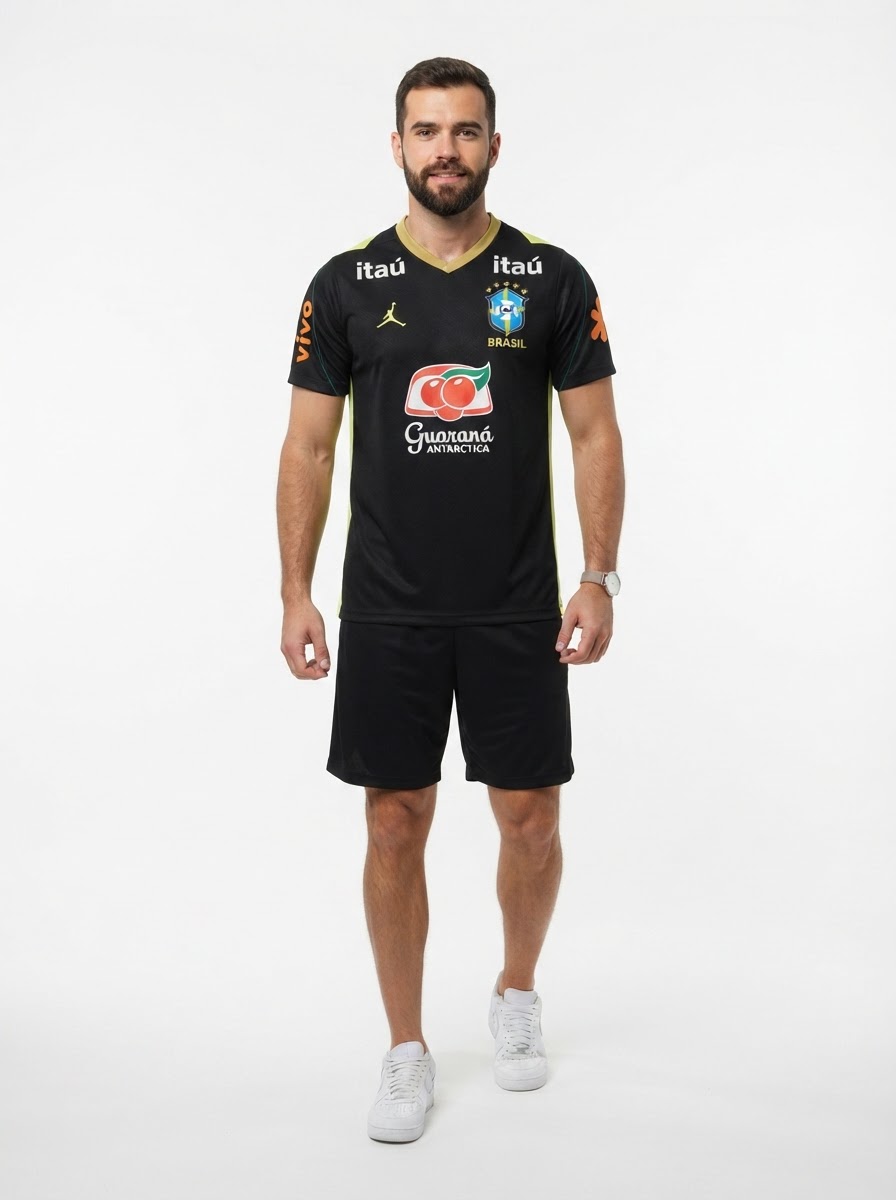 Brazil Training Black 2026 - Player [Slim Fit ]