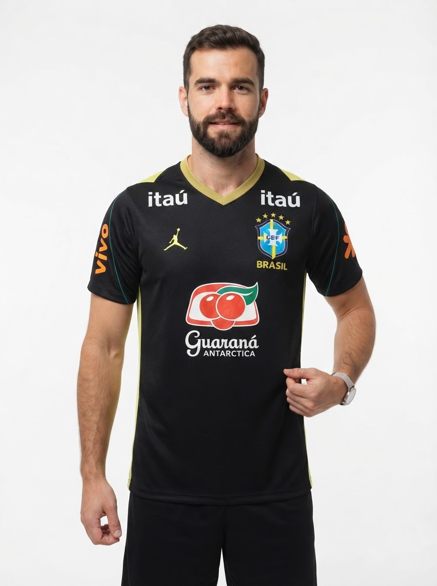 Brazil Training Black 2026 - Player [Slim Fit ]