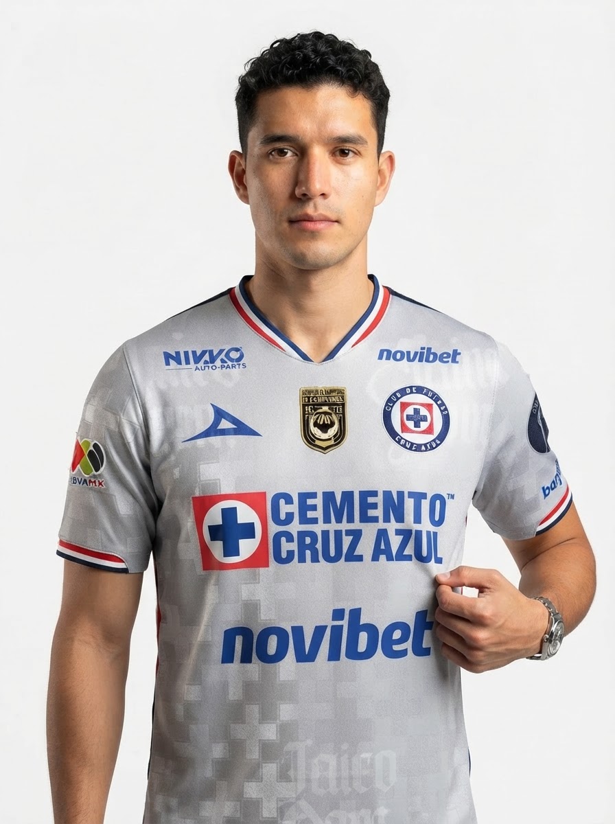 Pirma Cruz Azul Away Jersey 25/26 - Fan Version