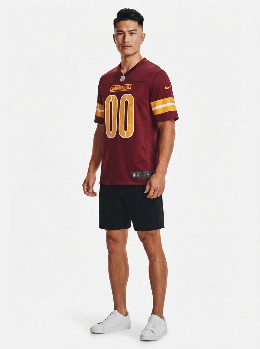 Washington Commanders - Burgundy Custom Game Jersey