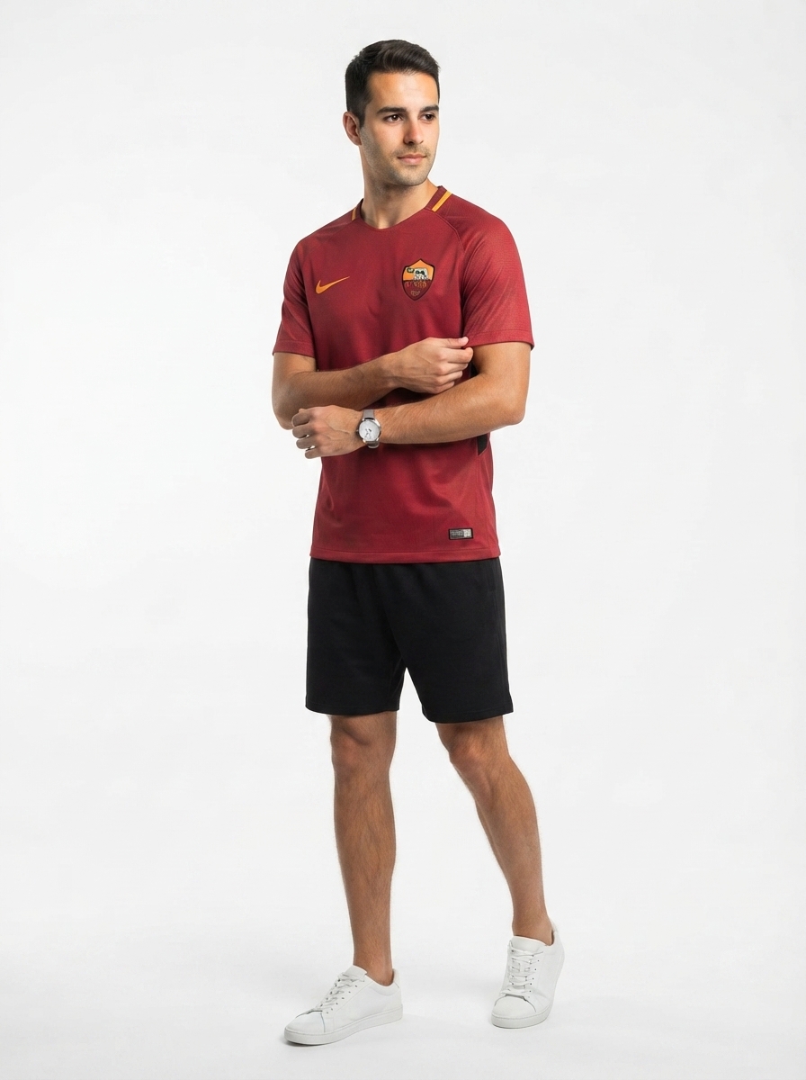 AS Roma 17/18 I Home Jersey - Retro Version