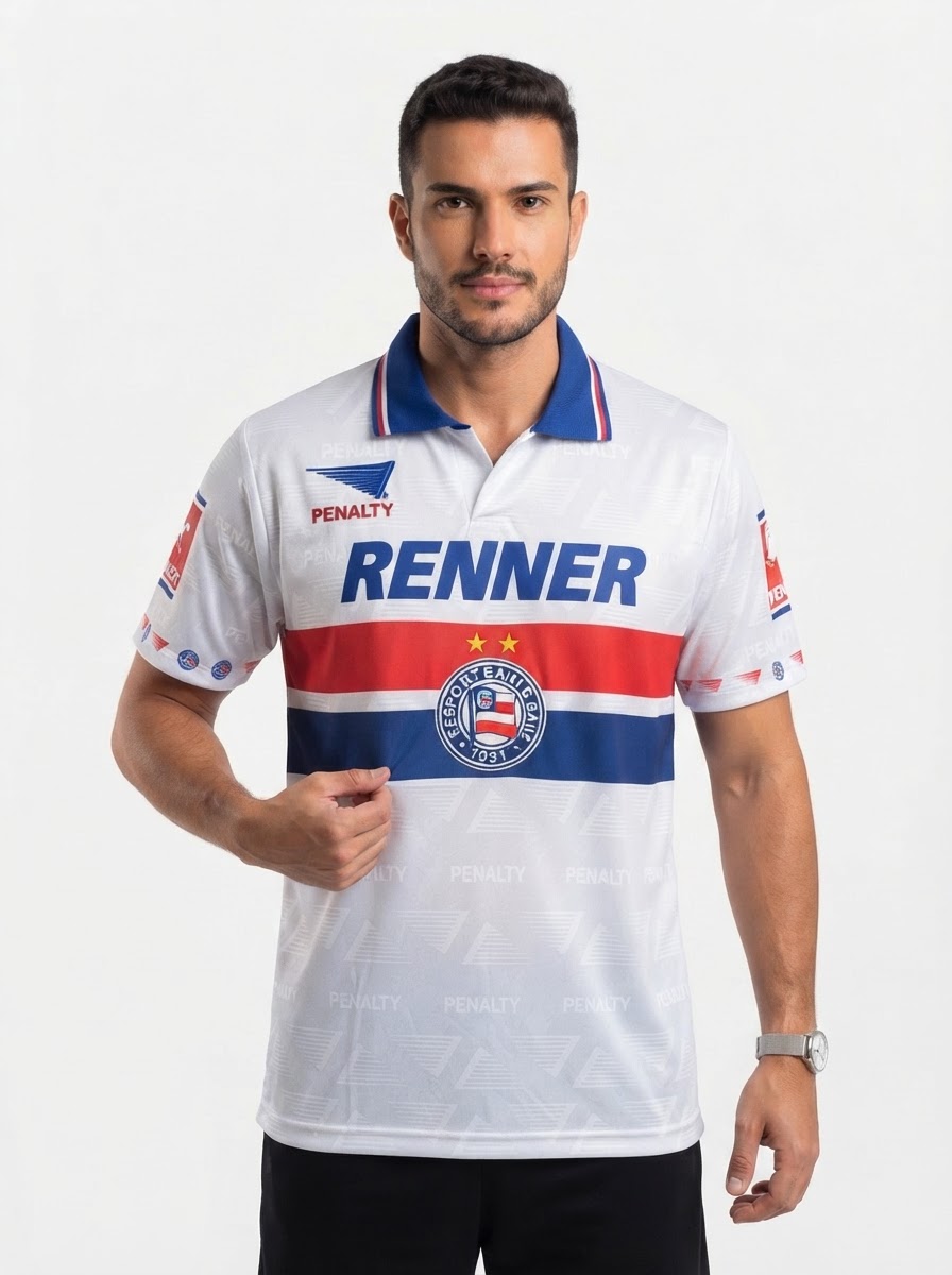 Bahia Retro Home 1996/97 Jersey Renner