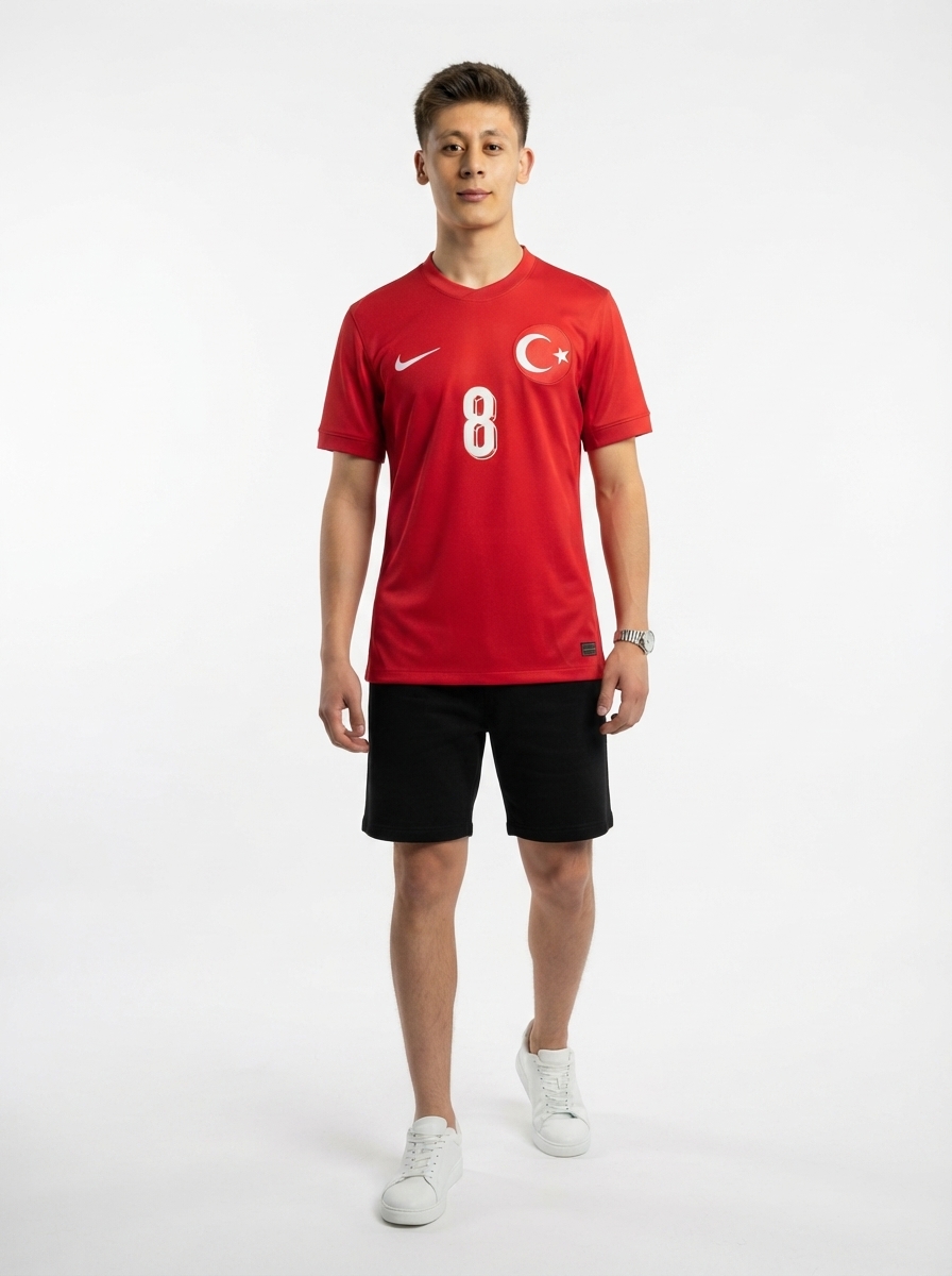 Turkey Arda Güler 8 Away Fan Jersey 2025/26