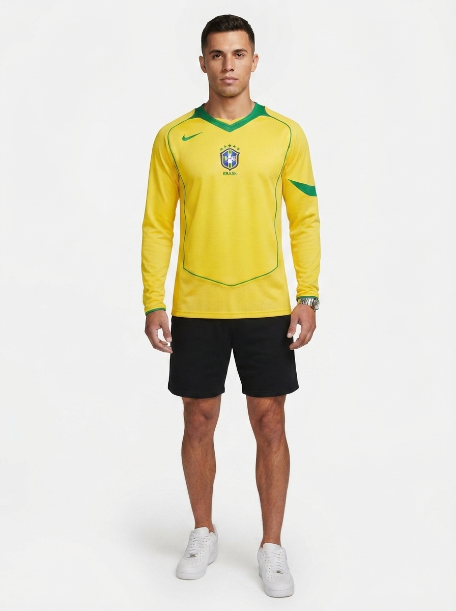 Jersey Retro Brasil 2004 I Longsleeve