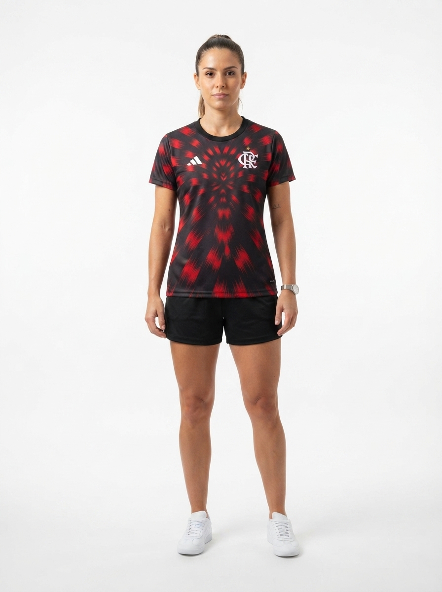 Flamengo 25/26 Pre-Match Jersey Woman - Fan Version